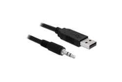 DELOCK USB Kabel A -> 3,5mm 3Pin 1.80m (5 V) TTL
