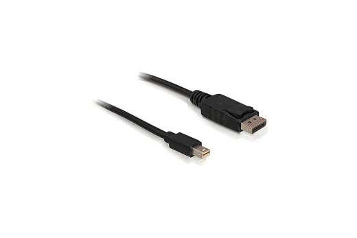 DELOCK Displayport Kabel mini DP -> DP St/St 1.00m sw 4K