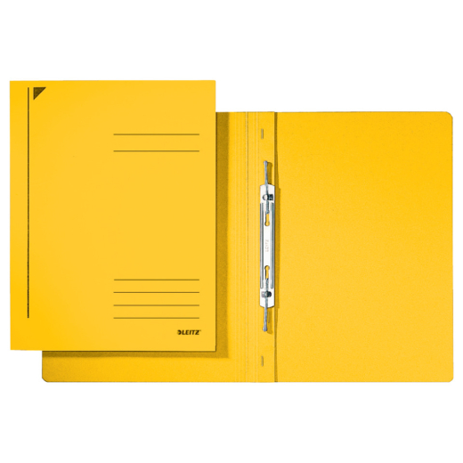 3040 Spiralhefter - A4, 250 Blatt, kfm. Heftung, Recycling-Karton, gelb