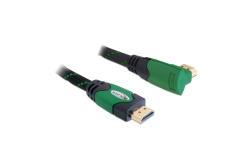 DELOCK HDMI Kabel Ethernet A -> A St/St 3.00m 90°...