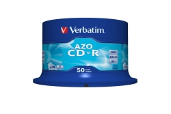 CD-R Verbatim 700MB 50pcs Pack 52x Spindel Azo crystal
