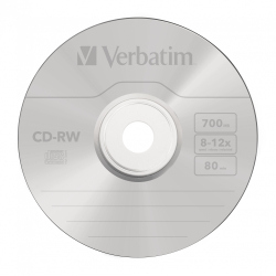 CD-RW Verbatim 700MB 10pcs Pack 12x JewelCase...