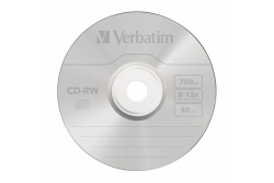 CD-RW Verbatim 700MB 10pcs Pack 12x JewelCase...