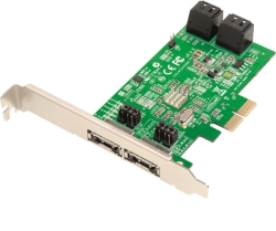Dawicontrol DC-624e PCIe RAID 4-Kanal SATA6G retail