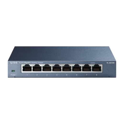 TP-Link Switch 8x GE TL-SG108 Metall Gehäuse