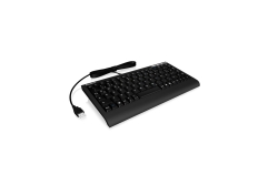 KeySonic Mini-TAS SoftSkin, PS/2-USB-Combo,BK, ACK-595C+(US)