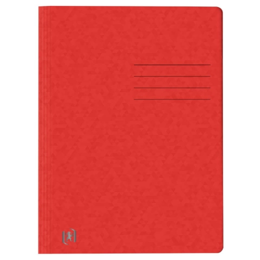 Schnellhefter TOP FILE+ - A4, Karton 390g/qm, kfm. und Amtsheftung, rot