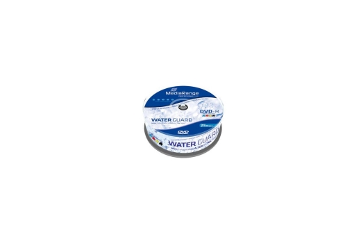 MediaRange DVD-R DVD 4,7GB 25pcs Cake 16x Waterguard Print