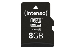 Intenso SD MicroSD Card 8GB Class10 inkl. SD Adapter