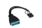Inter-Tech Adapter USB USB 3.0 auf USB 2.0 9Pin