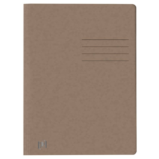 Schnellhefter TOP FILE+ - A4, Karton 390g/qm, kfm. und Amtsheftung, braun