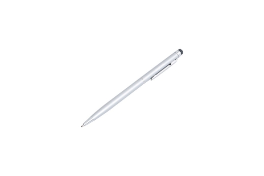 Logilink Touch Pen mit integriertem Kugelschreiber Alu