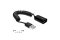 DELOCK USB Kabel A -> A St/Bu 0.20m-0.60m sw Spiral