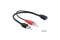 DELOCK USB3.0 Y-Kabel 2x A -> A St/Bu 0.30m