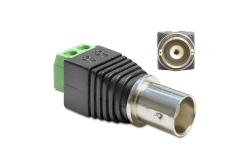 DELOCK Adapter Terminalblock 2Pin -> BNC Buchse