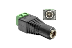 DELOCK Adapter Terminalblock 2Pin -> DC 2,1 x 5,5mm...