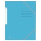 Eckspannmappe TOP FILE+ - A4, 390 g/qm, Karton, Gummizug, hellblau