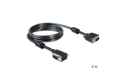 DELOCK VGA-Kabel D-Sub15 -> D-Sub15 St/St 2.00m sw 90
