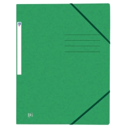 Eckspannmappe TOP FILE+ - A4, 390 g/qm, Karton, Gummizug,...