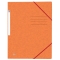 Eckspannmappe TOP FILE+ - A4, 390 g/qm, Karton, Gummizug, orange