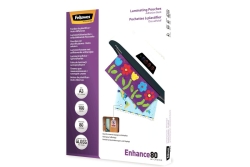 Fellowes Laminierfolie Selbstklebend A3 80Mikron glänz. 100P