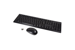 Logilink Tastatur Wireless 2,4GHz mit Maus black
