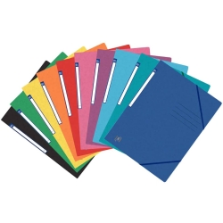 Eckspannmappe TOP FILE+ - A4, 390 g/qm, Karton, Gummizug,...