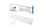 Logilink Tastatur Wireless 2,4GHz mit Maus white