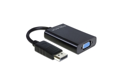 DELOCK Displayport Adapter DP -> D-Sub15 St/Bu +Audio
