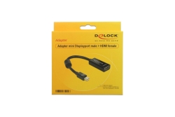 DELOCK Displayport Adapter mini DP -> HDMI St/Bu schw