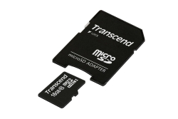 SD microSD Card 16GB Transcend SDHC Class10 w/adapter