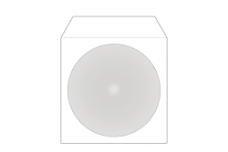 MediaRange CD Papierhüllen 100pcs,selbstklebend mit...