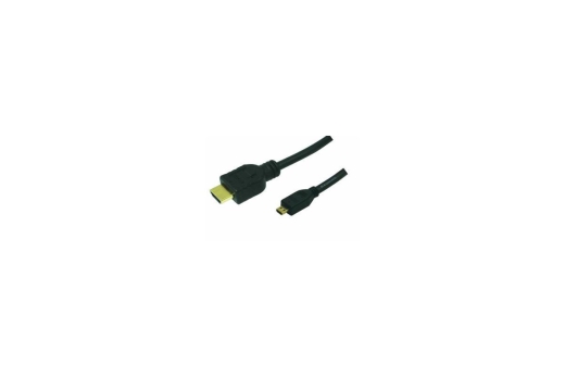 Logilink HDMI-Kabel Ethernet A -> micro D St/St 1.00m bk