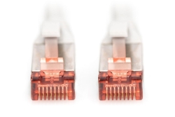 DIGITUS Patchkabel Cat6 S/FTP 2xRJ45 10.0m grau Hebelschutz Polybeutel