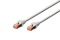 DIGITUS Patchkabel Cat6 S/FTP 2xRJ45 10.0m grau Hebelschutz Polybeutel