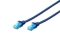 DIGITUS Patchkabel RJ45 U/UTP Cat5e 0.50m blau Polybeutel