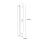 Neomounts by Newstar KAD silber T=1,8cm B=4,6cm L=50cm