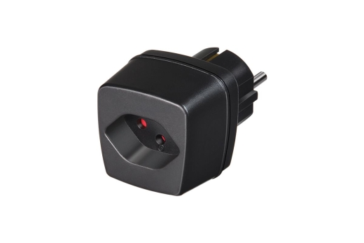 Brennenstuhl Adapter Travel Stecksystem DE/Aufsatz CH