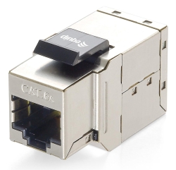 Equip Keystone-Koppler geschirmt Cat6A 2xRJ45 8Stk sil...