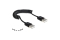 DELOCK USB Kabel A -> A St/St 0.20m-0.60m Spiral sw