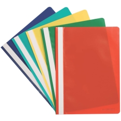 Schnellhefter - A4, 250 Blatt, PP, 5 Stück farbig...