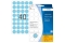 HERMA Vielzwecketiketten blau 19 mm rund Papier 1280 St.
