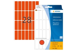 HERMA Vielzwecketiketten rot 13x40 mm Papier matt 896 St.