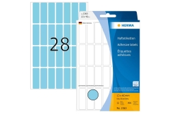 HERMA Vielzwecketiketten blau 13x40 mm Papier matt 896 St.
