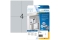 HERMA Typenschildetiketten A4 silb. 105x148 mm Folie 100 St.