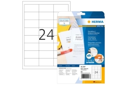 HERMA Abdecketik. A4 weiß 64,6x33,8 mm Papier opak...