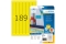 HERMA Etiketten A4 gelb 25,4x10 mm Papier matt 3780 St.