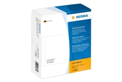 HERMA Adressetiketten einzeln weiß 130x80 mm Papier...