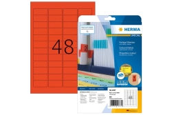 HERMA Etiketten A4 rot 45,7x21,2 mm Papier matt 960 St.