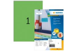 HERMA Etiketten A4 grün 210x297 mm Papier matt 100 St.